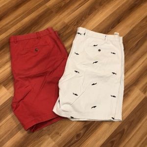 Pair of Nautica 50W deck shorts.